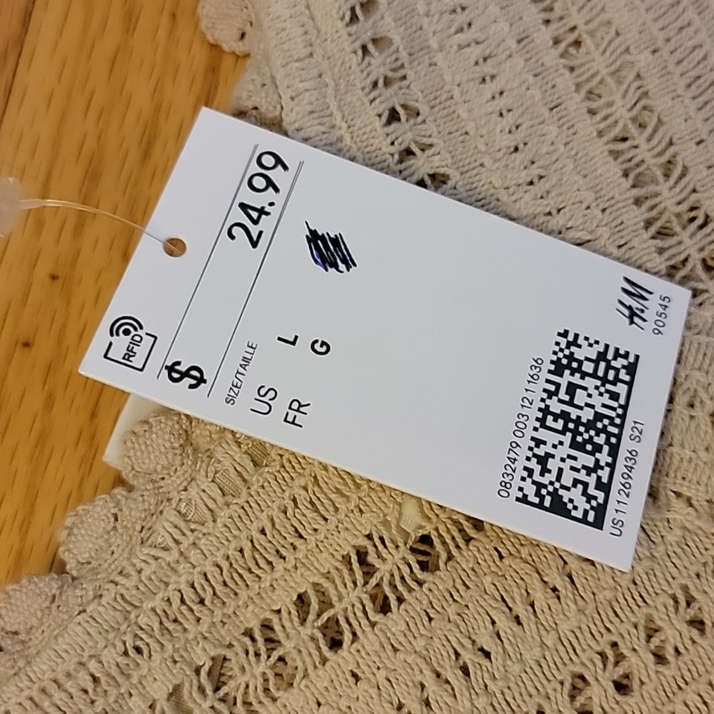 H&M Beige Crocheted Top - Picture 4 of 5